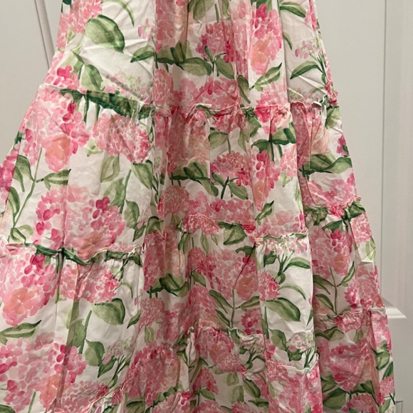 RARE NWT Hill House Pink Hydrangea Ellie Dress (XXS) 🩷💚🤍 - Picture 5 of 6